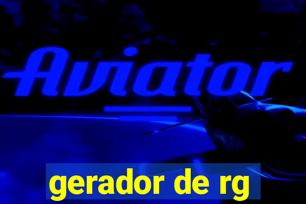 gerador de rg